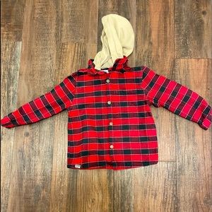 Zara Hooded Plaid Flannel